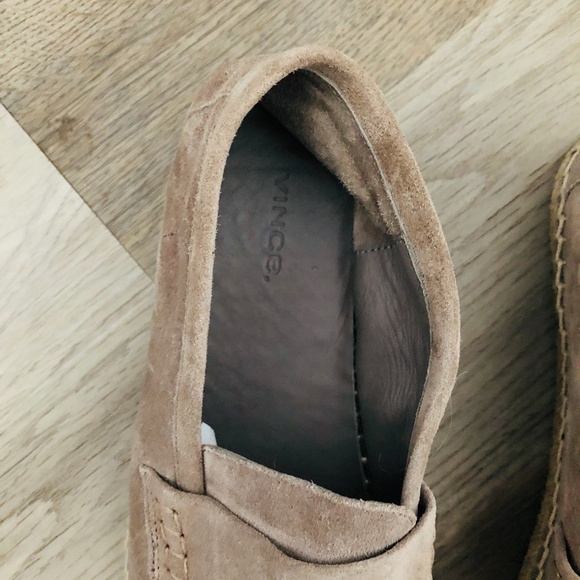 Vince Taupe Daria Suede Espadrille Loafer 7 - Picture 2 of 6